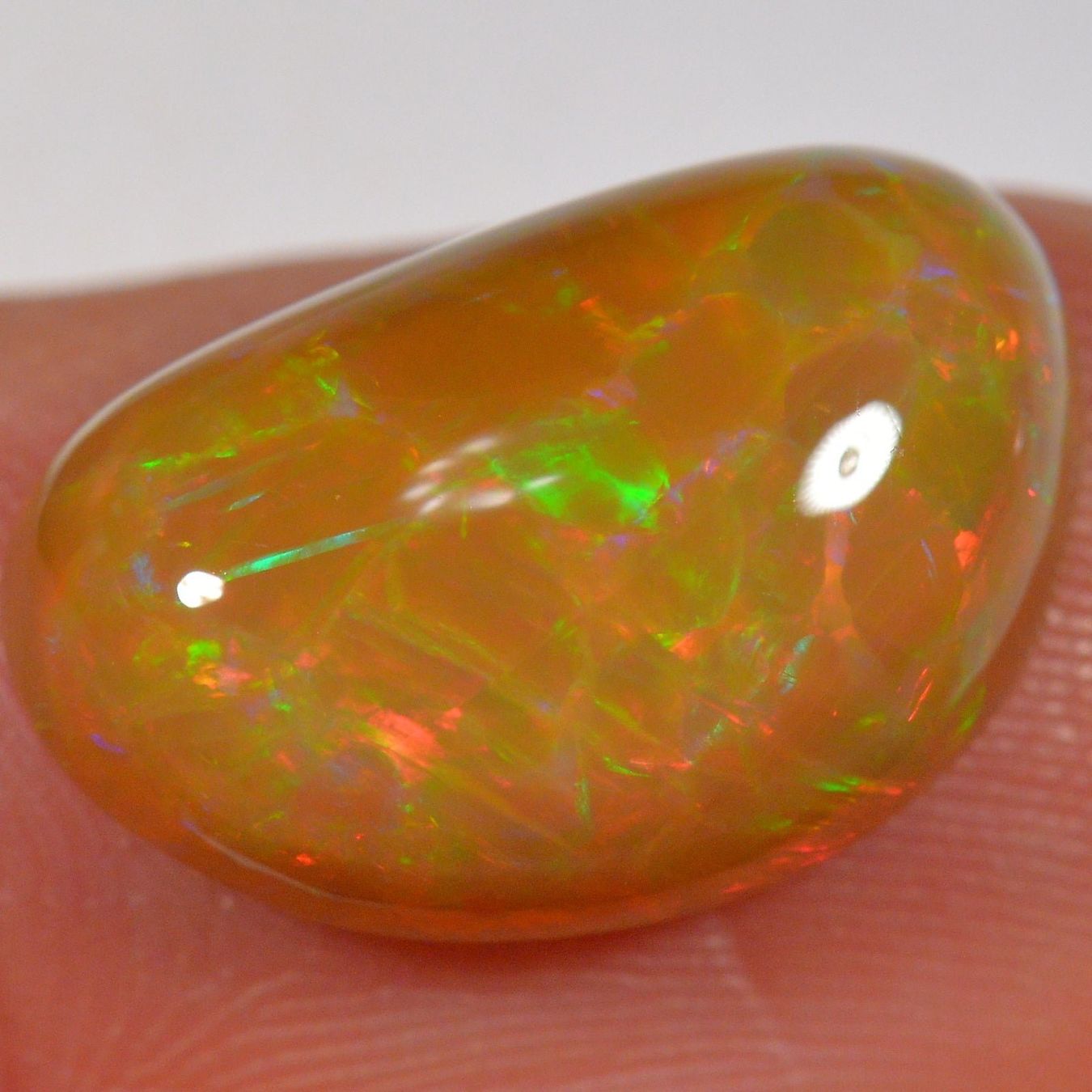 Pietre preziose: 6.6 Karat - Brown Base Cell Pattern - Äthiopischer Welo Opal – Nuovo (secondo la descrizione) da Rüti ZH venduto da DeinOpal 2