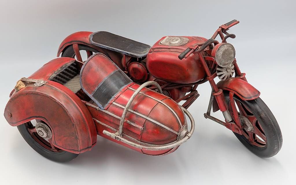 Modellbausätze & Standmodelle: Metal Vintage Motorcycle avec Sidecar – Gebraucht aus Torny le Grand von cla_w6np 4