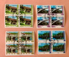 Nr.B280/B281/B282/B283 BRIEFMARKEN GESTEMPELT