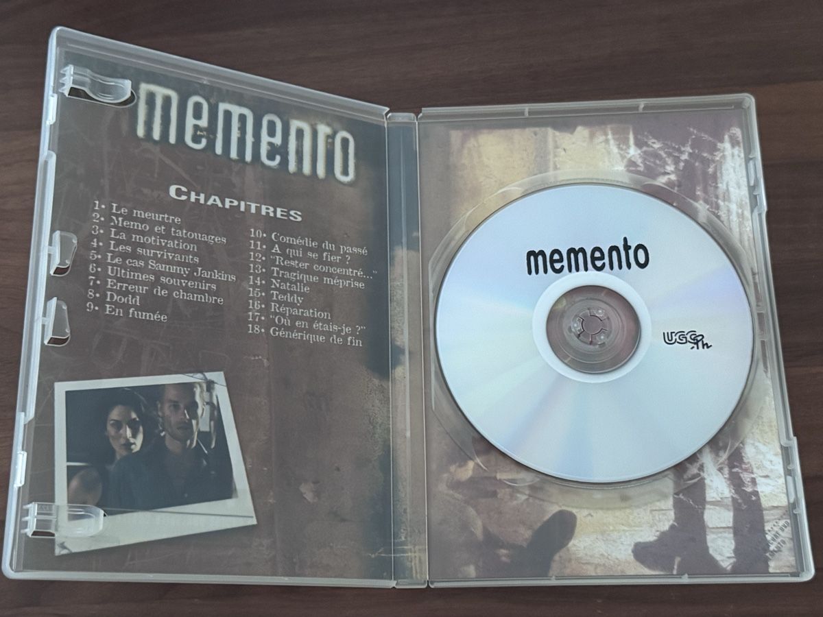 Alle DVDs: DVD Memento (Christopher Nolan) – Gebraucht aus Grand-Lancy von cyr_n5ky 2