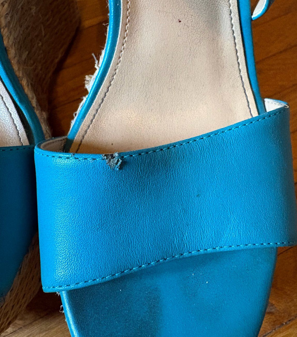 Michael Kors Damenschuhe: Sandales compensées turquoise Michael Kors – Gebraucht aus Athenaz (Avusy) von j.bussinger 1