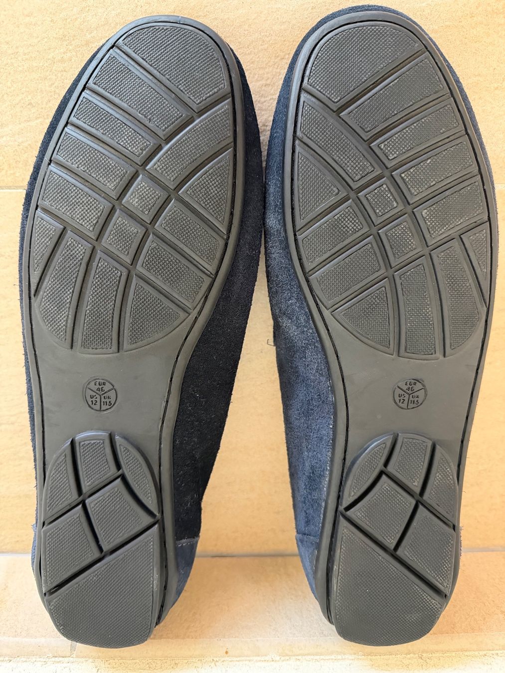 Herrenschuhe: Mocassins en daim bleu, p. 46 – Neu (gemäss Beschreibung) aus St-Gingolph von GoldenKeys 5