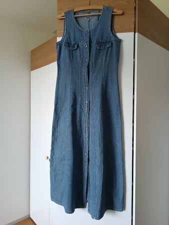 Jeans Kleid lang, Grösse 38
