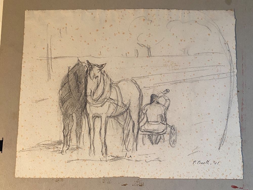 Zeichnung von Paul Basilius Barth Kaufen auf Ricardo