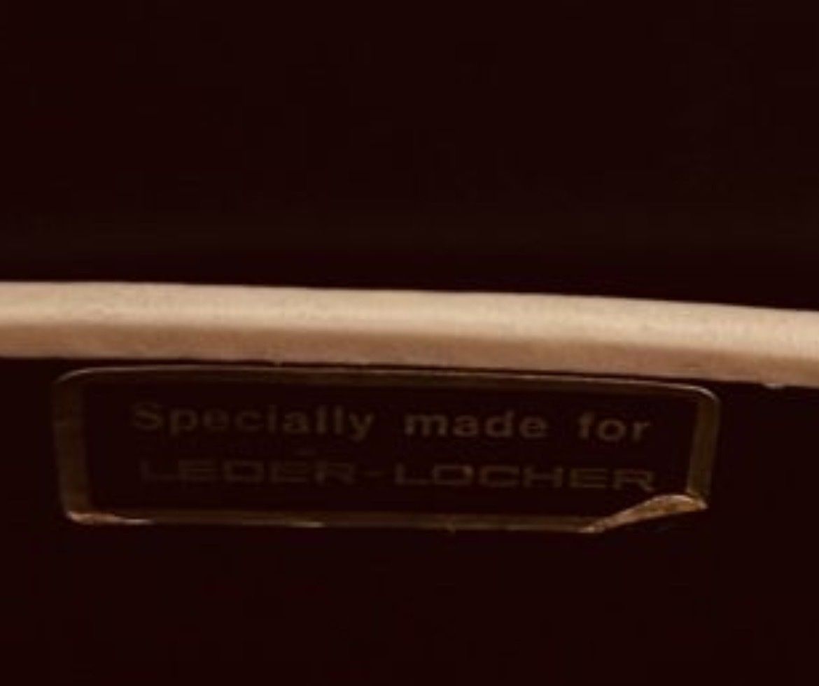 Borse da donna: Vintage Leder Tasche Beige  – Usato da Schaffhausen venduto da Casadenobile 3