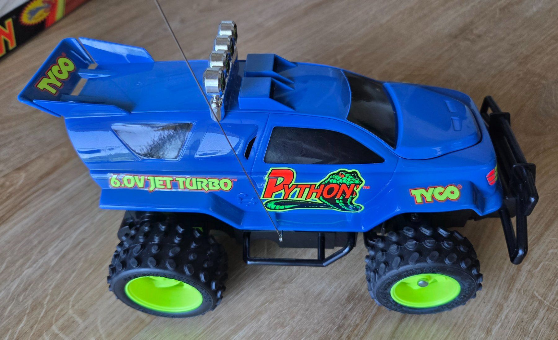 Tyco Modellismo RC: Tyco Python RC 6V Jet Turbo "NEU" Getestet OVP RTR Akku – Nuovo e nell'imballaggio originale da Rheinau venduto da tobitobsen80 2
