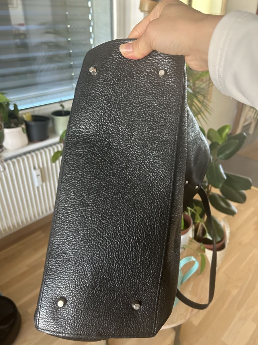 Navyboot Borse da donna: Navyboot Leder-Shopper Schwarz  – Usato da Aarberg venduto da lep_qc92 3