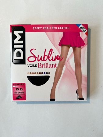 Strumpfhose Sublim Voile Brillant,  DIM, Gr. 2 (M), Schwarz