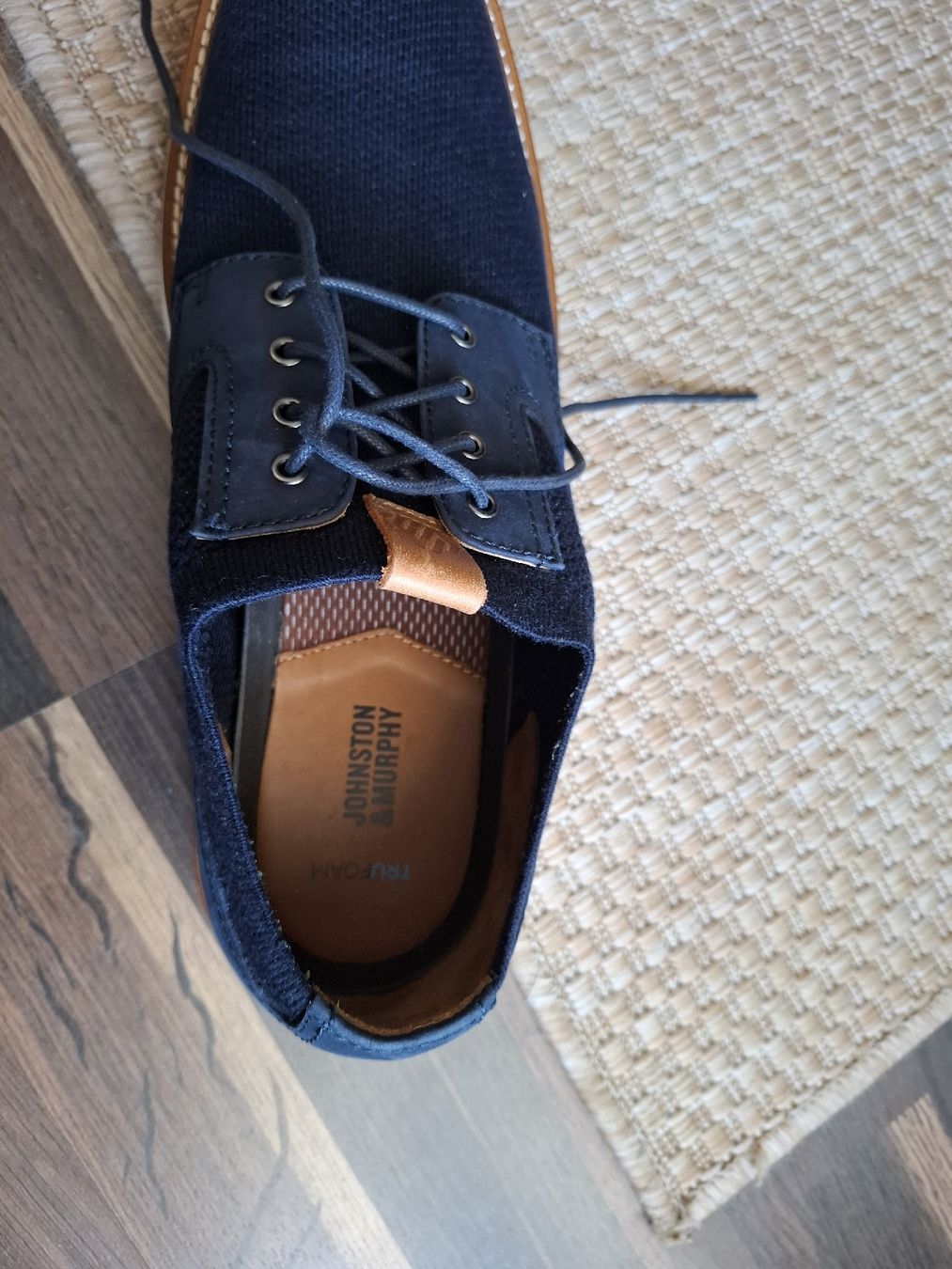 Scarpe da uomo: Herren Sneaker von Johnston & Murphy, Grösse 45, Blau – Usato da aarberg venduto da juerg1957 2