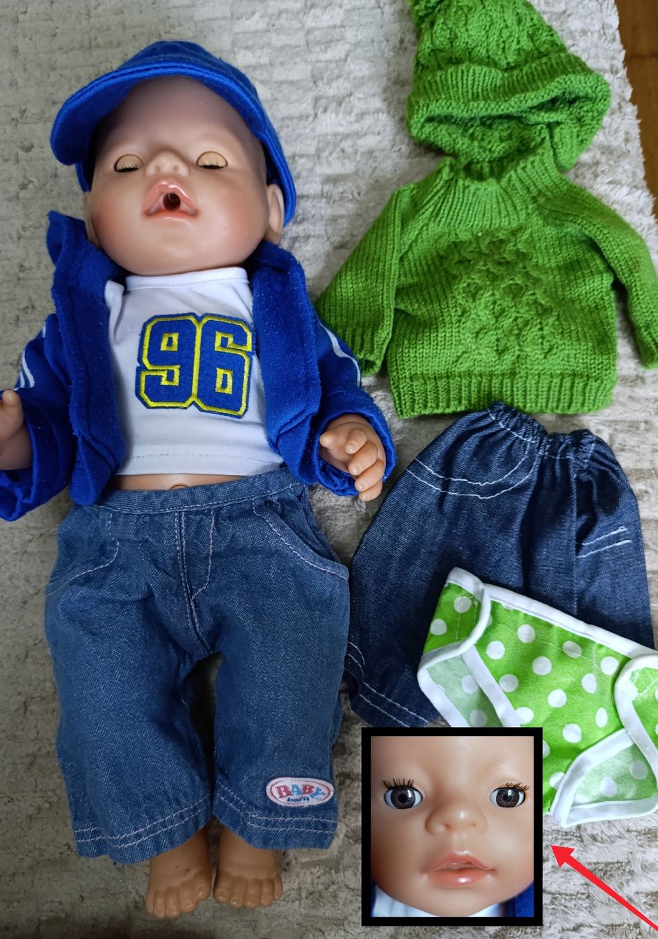 Puppen: Puppe mit Kleider  – Gebraucht aus Zürich von carmainez