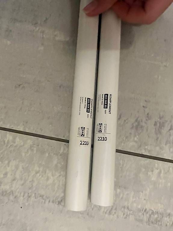 Ikea Wandhalterungen: Ikea Komplement Kleiderschrankstange 75cm (2x) – Gebraucht aus Abtwil AG von shi_2znn