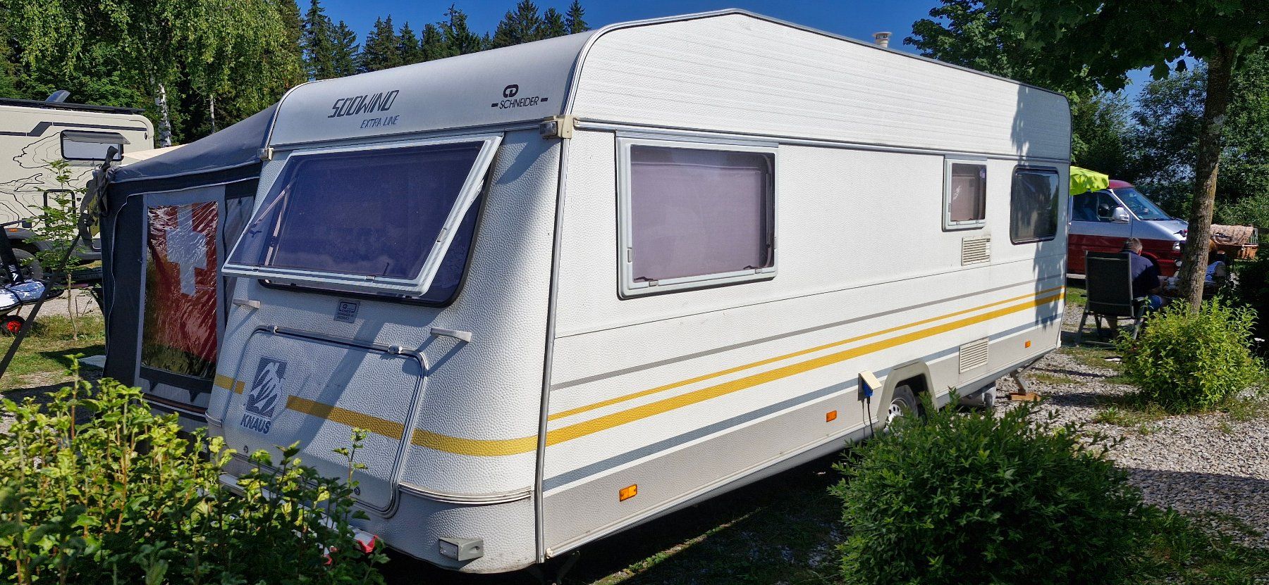 Rimorchi: Wohnanhänger Knaus Südwind 530TK, gebraucht – Usato da Gächlingen venduto da Open-Heart-Cowboy