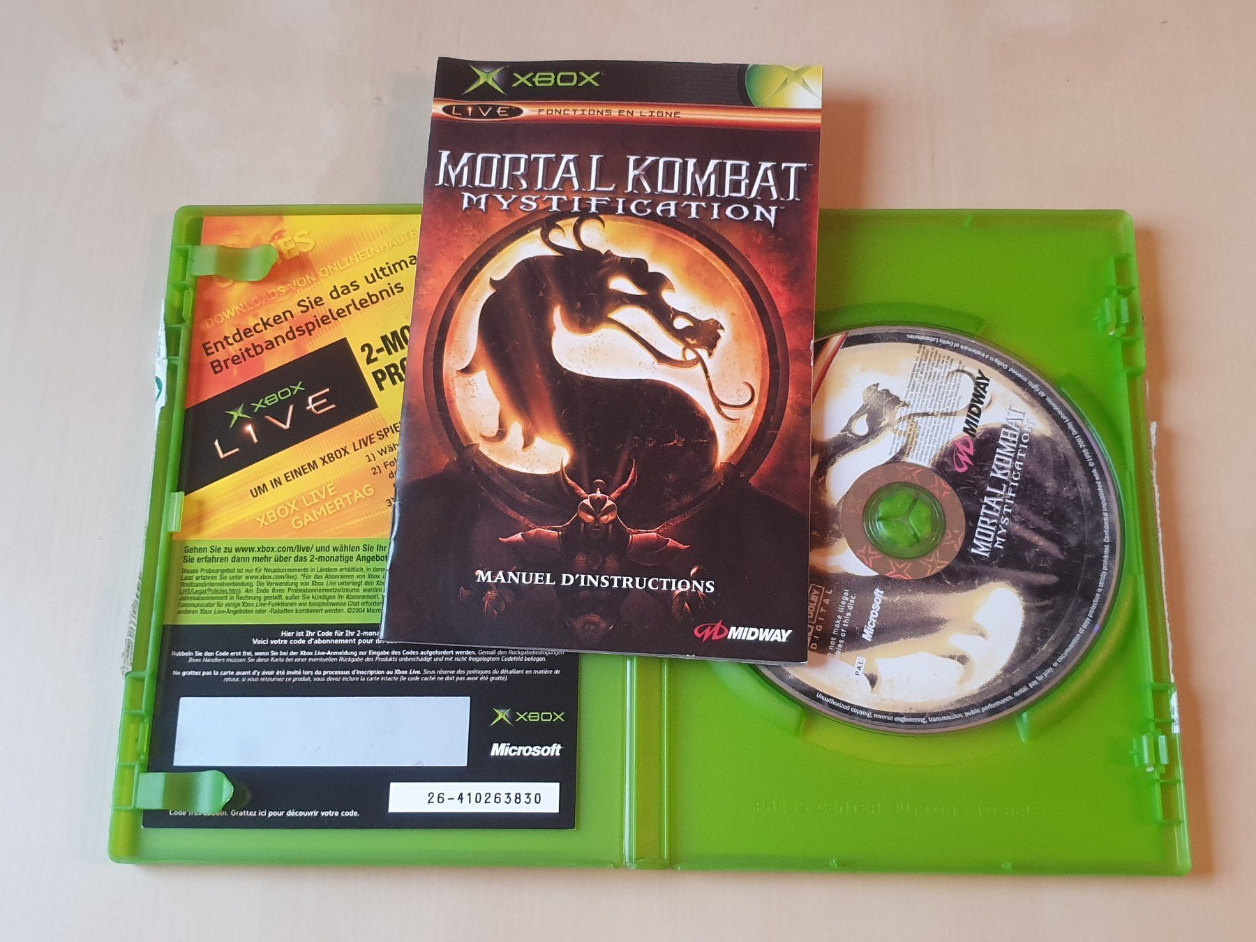 Microsoft Giochi: Mortal Kombat Mystification – Usato da Stansstad venduto da collectorsshop 2