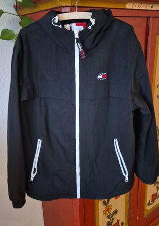 Tommy Jeans Übergangsjacke Herren Schwarz, Grösse XL