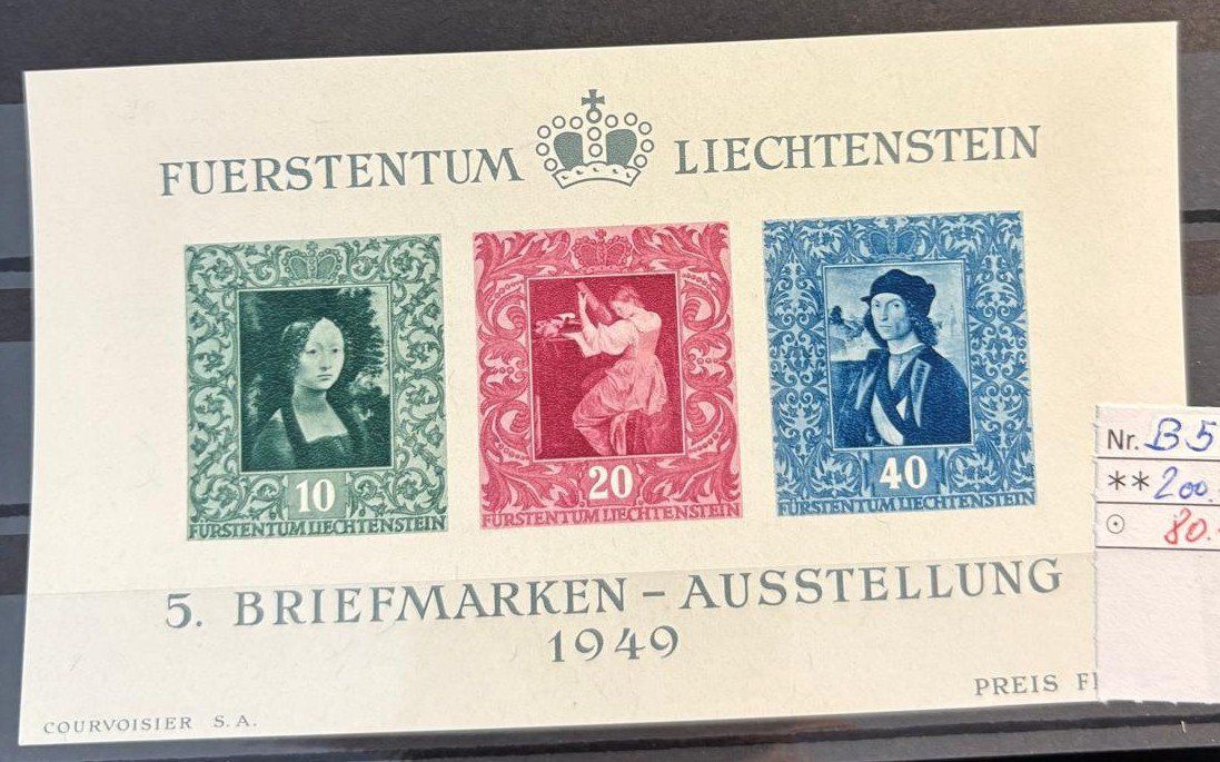 Tous les timbres: Fürstentum Lichtenstein – Neuf (Voir description) à Nidau par sch_l8zp