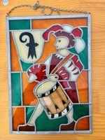 Basler Fasnacht Wappenscheibe mit Trommler