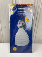 Vintage Tischdeko Hochzeitstorte Brautpaar Retro 80er - neu