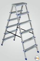 Stufenbockleiter 2x6 Stufen BILLIGER ALS IM BAUMARKT*