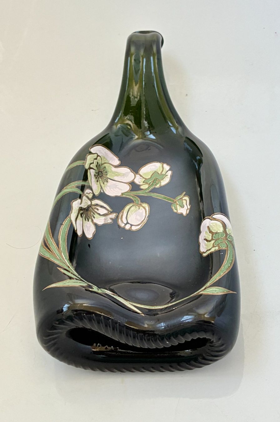 Verres, cruches & bouteilles: Flache Champagnerflasche PERRIER JOUËT handbemalt – D'occasion à Kloten par Nephty 3