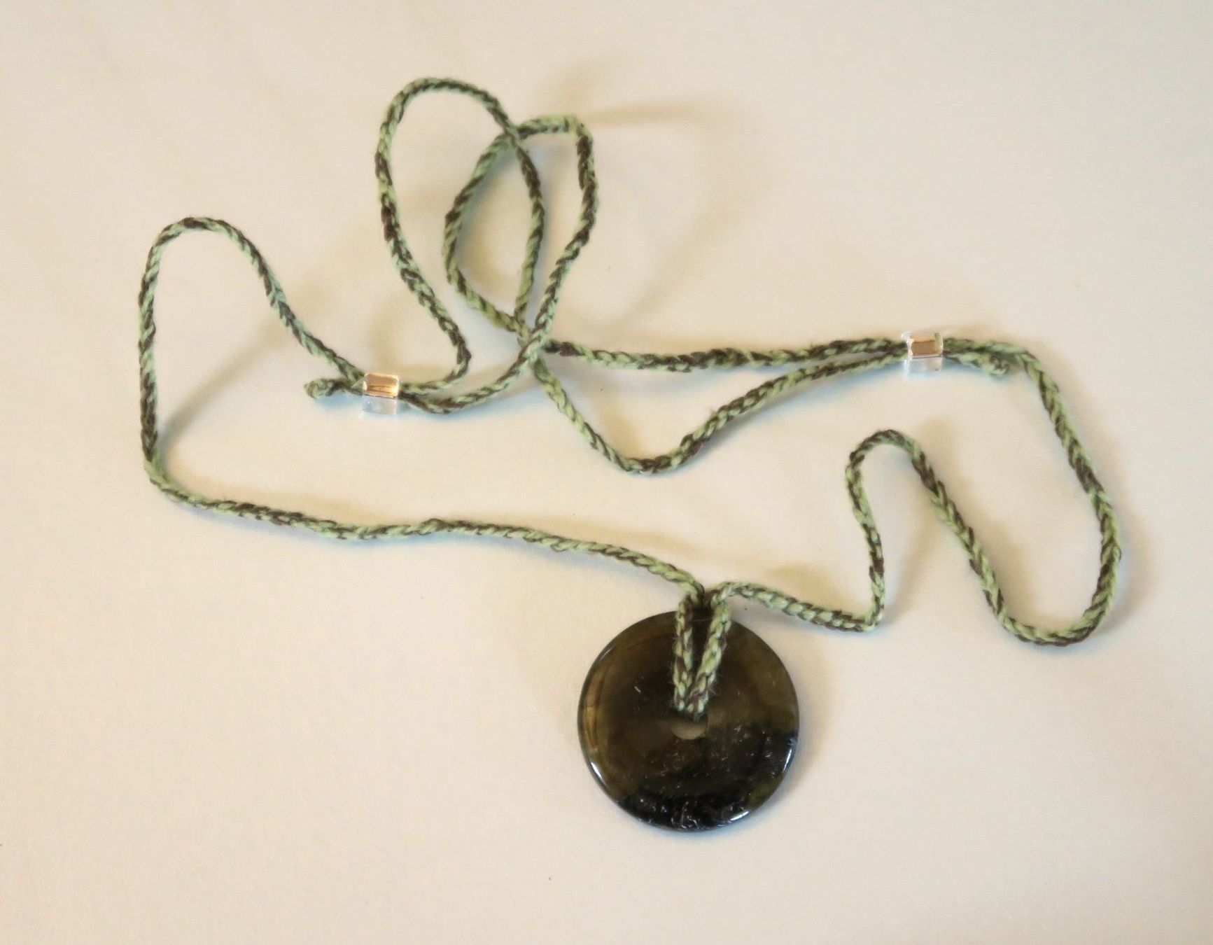 Catenine: Kette Labrodorit Donut – Nuovo (secondo la descrizione) da Brittnau venduto da marlenestone