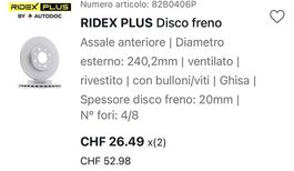 RIDEX PLUS Bremsscheibe 