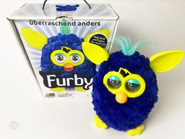 Furby 2012 Blau - Gelb OVP - Vintage Spielzeug