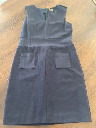 Tory Burch - Elegantes, dunkelblaues Kleid Gr. 40