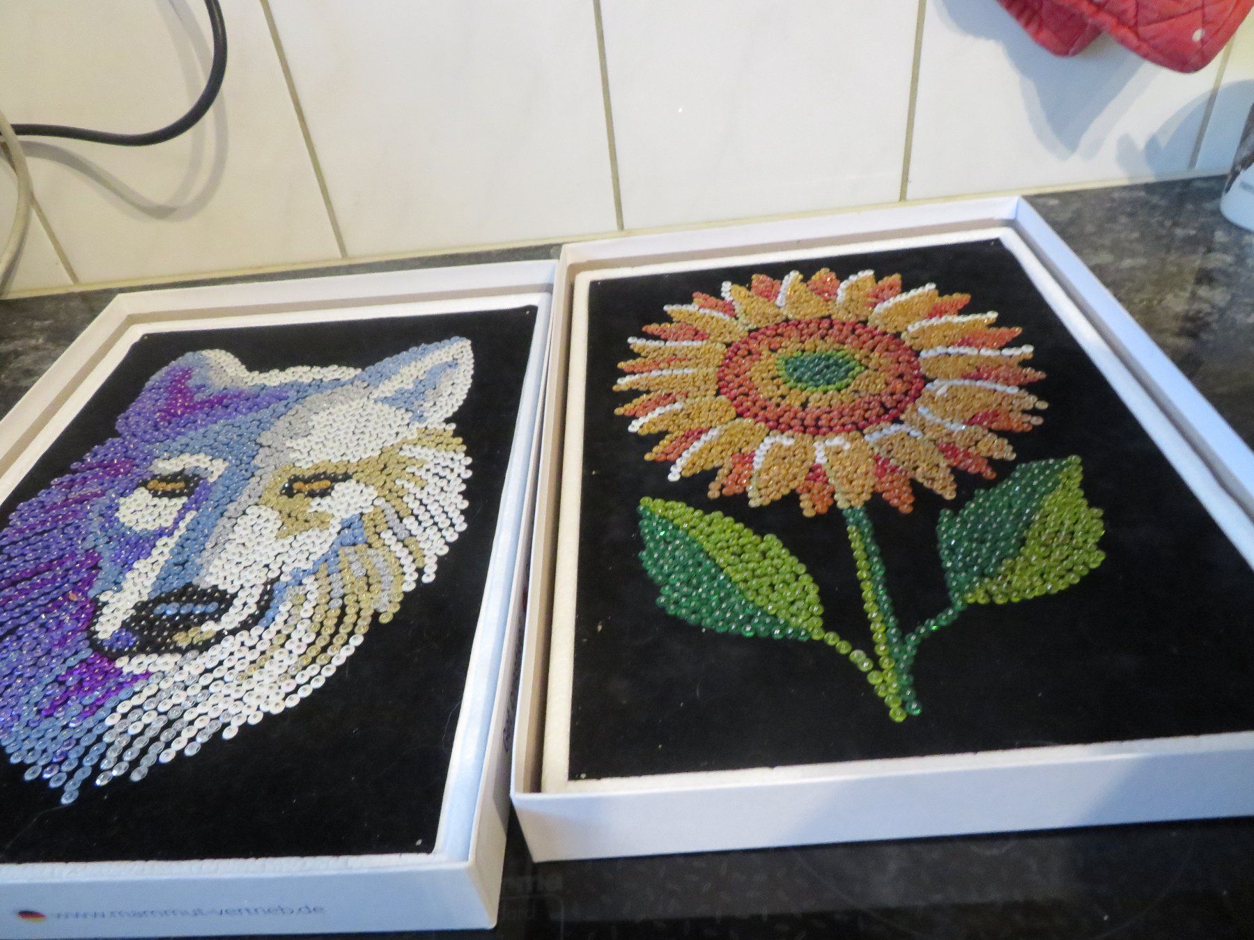 Kit bricolage: 6x Bastelst mit   4x   Sequin  Art – Usato da Rüfenacht BE venduto da tial70 4