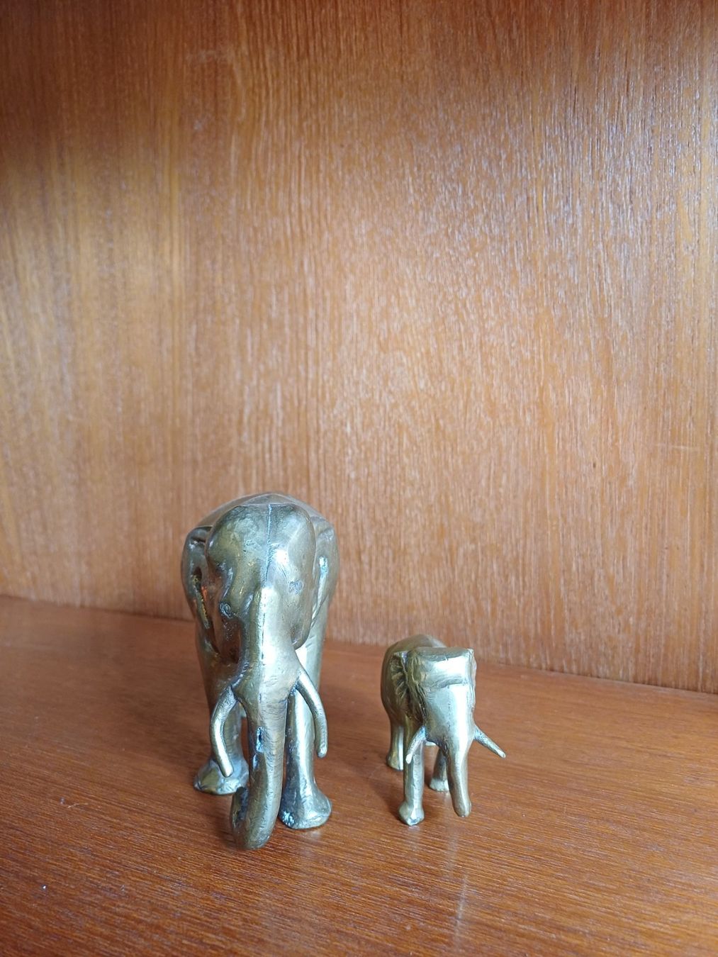 Figuren: 2 Messing Elefanten Figuren Deko Vintage – Gebraucht aus Neftenbach von QuiQuo 1