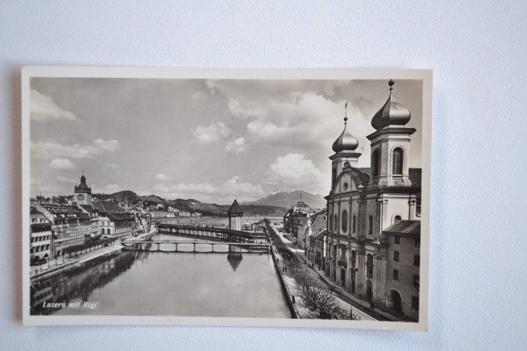 Cartoline postali: AK Luzern mit Rigi LU – Usato da Beinwil am See venduto da kajak55