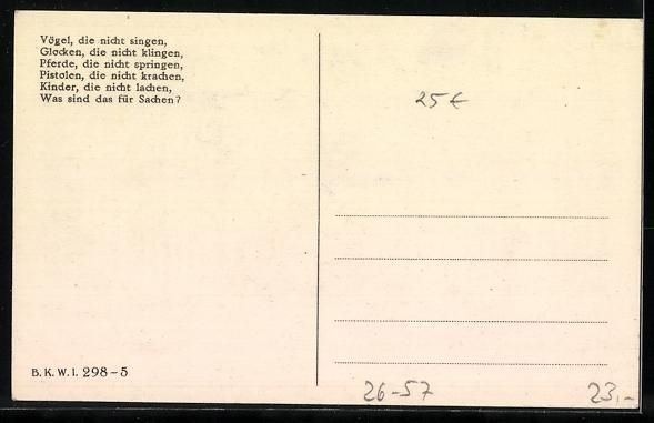 Cartoline postali: Mela Köhler: Mädchen vor ihrem weinend – Usato da Berlin venduto da bartko-reher 1