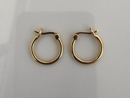 Ohrringe/Kreolen, 18K Gold, flexibel kombinierbar