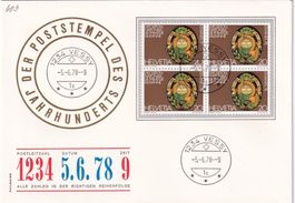 Brief mit PLZ 1234 Vessy und Datum 5.6.78-9 (Schnapszahl)