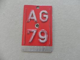 Velonummer Velo Rad AG 1979 Aargau 79 Nummer Geschenk Bike