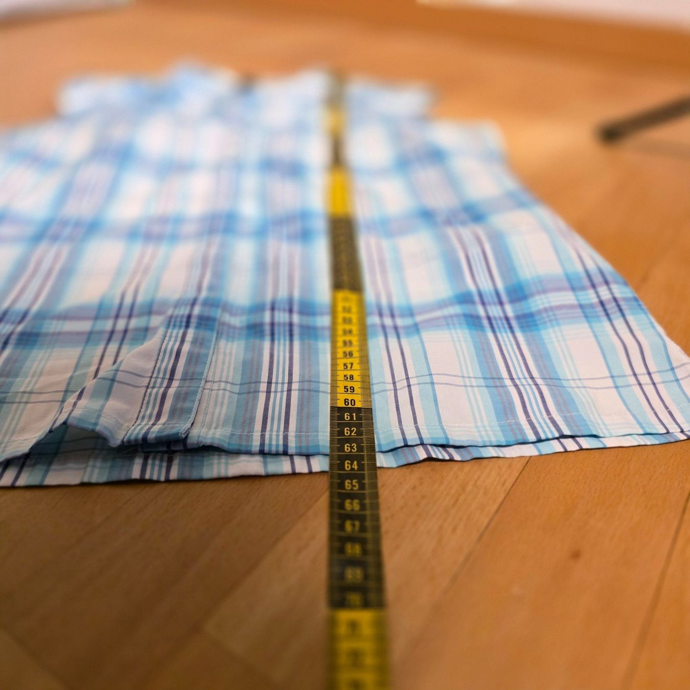 Camicette: Sommerliche Bluse von Eider, hellblau kariert, Gr. 38 – Usato da Wald ZH venduto da CapLux 4