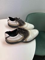 Ecco Golfschuhe Herren braun weiss gebraucht
