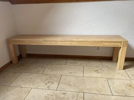 Banc bois/ wood bench (IKEA Nordby)