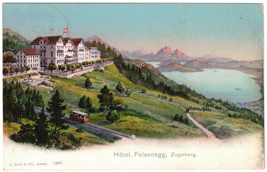 Cartoline postali: Zug - Standseilbahn Zugerberg – Usato da Binningen venduto da Mountainrider