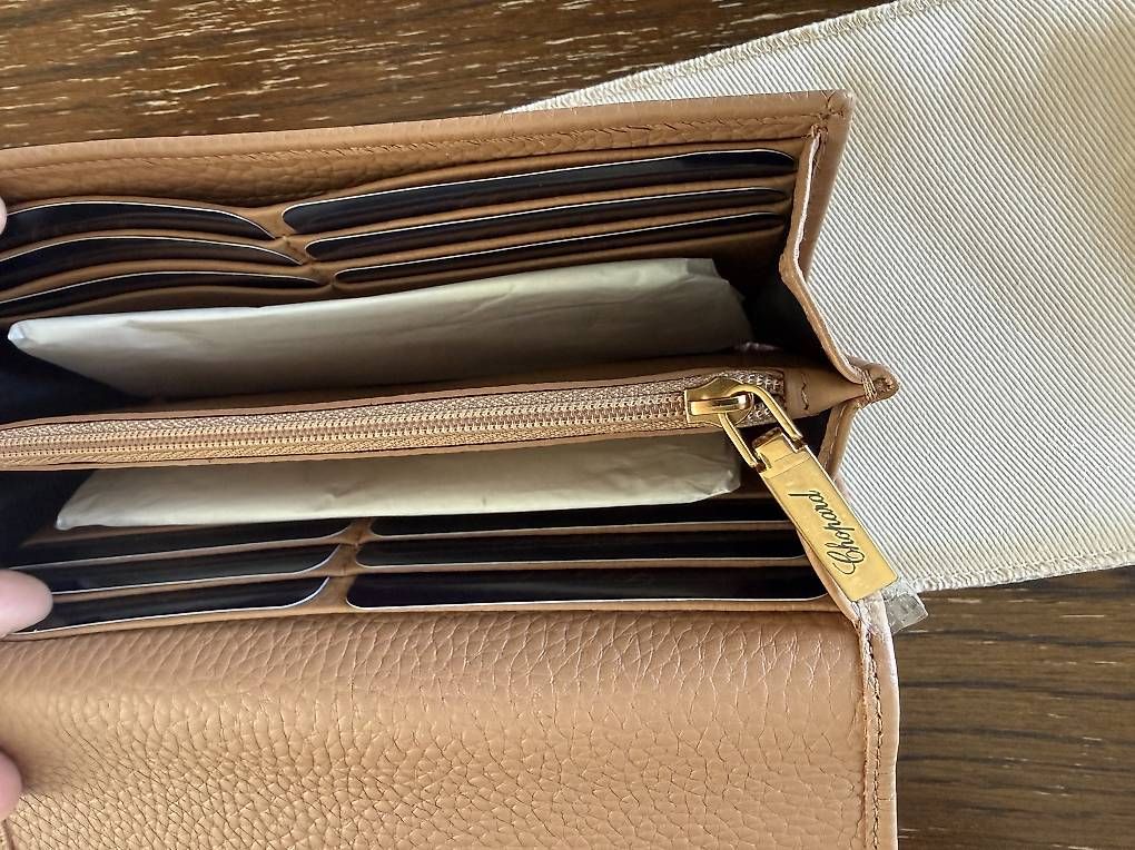 Portemonnaie: Chopard Brieftasche Kalbsleder Camel Portemonnaie – Neu und originalverpackt aus Zürich von Mancini_c 4