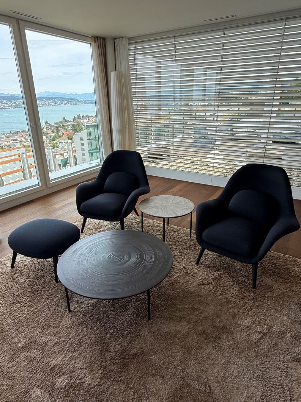 Sessel: 2 x Fredericia Swoon Lounge Chairs + Sofahocker – Gebraucht aus Horgen von cccamillla 2