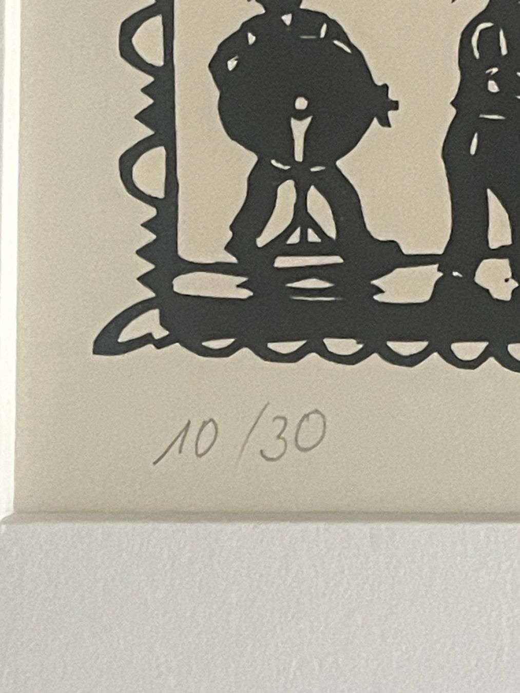 Grafica & Litografie: Appenzell - Werner Häfeli - Scherenschnitt – Usato da Rorschach venduto da Spektar 6