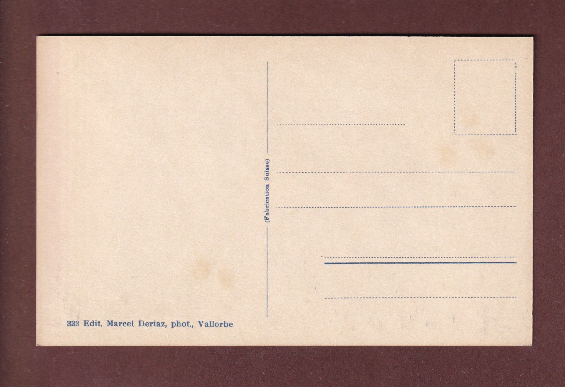 Cartoline postali: VALLORBE - Source de l'Orbe – Usato da Pully venduto da nicecards-shop 1