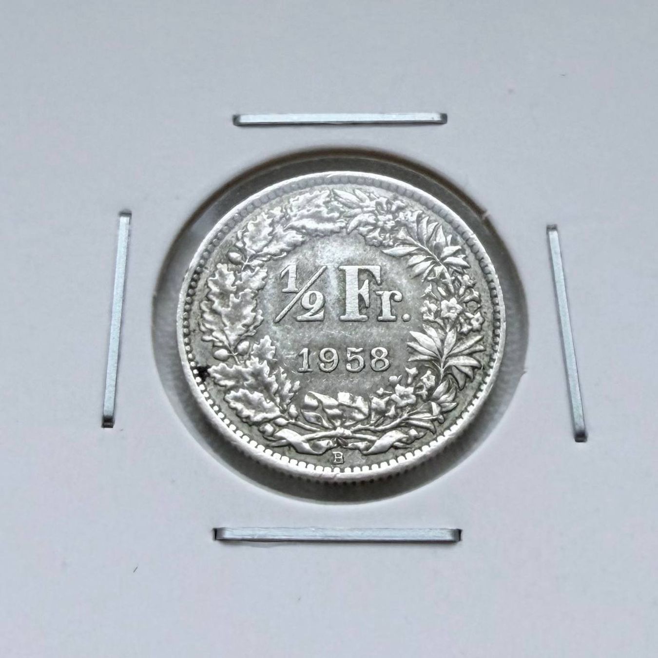 Tutti le monete: 1/2 Franken 1958 B Schweiz Silber – Usato da Sissach venduto da Valeriika 1