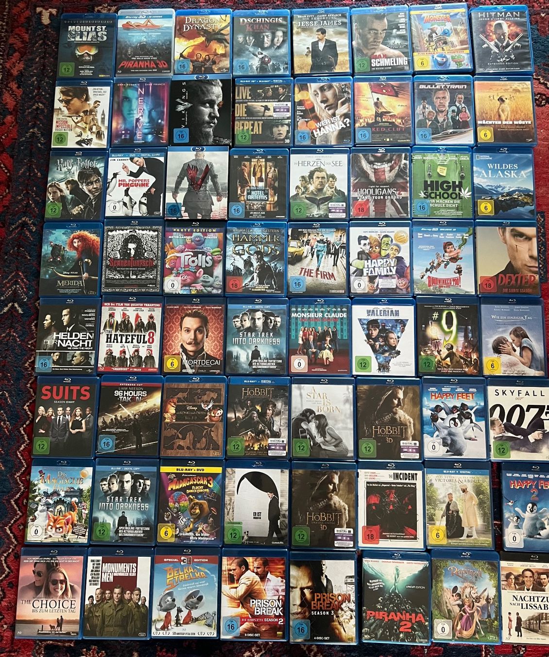 Tutti i DVDs: BLU RAY Sammlung - 64 St. - Top Auswahl – Usato da st.gallen venduto da sophiephie