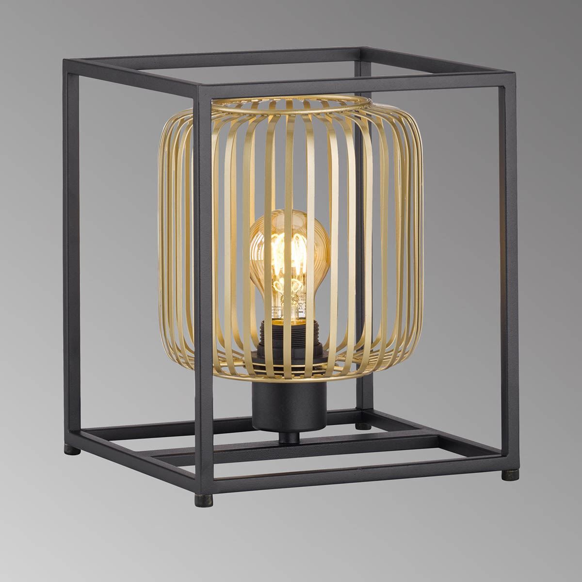 Lampade: Tischleuchte, Gold, Schwarz, Dekolicht – Nuovo (secondo la descrizione) da Kreuzlingen venduto da Smart-Light