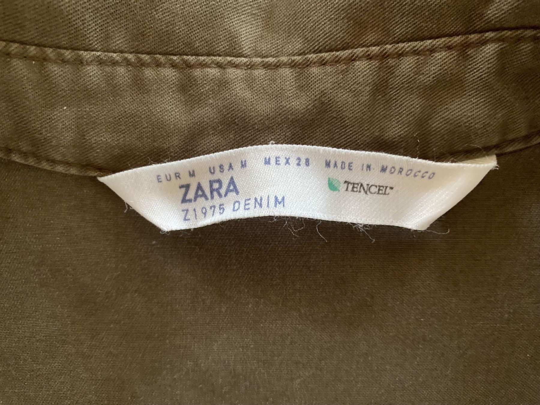 Zara Blusen: ZARA, Blouse, Grösse M, olivegrün – Gebraucht aus Le Châble / VS von Ursaban 3