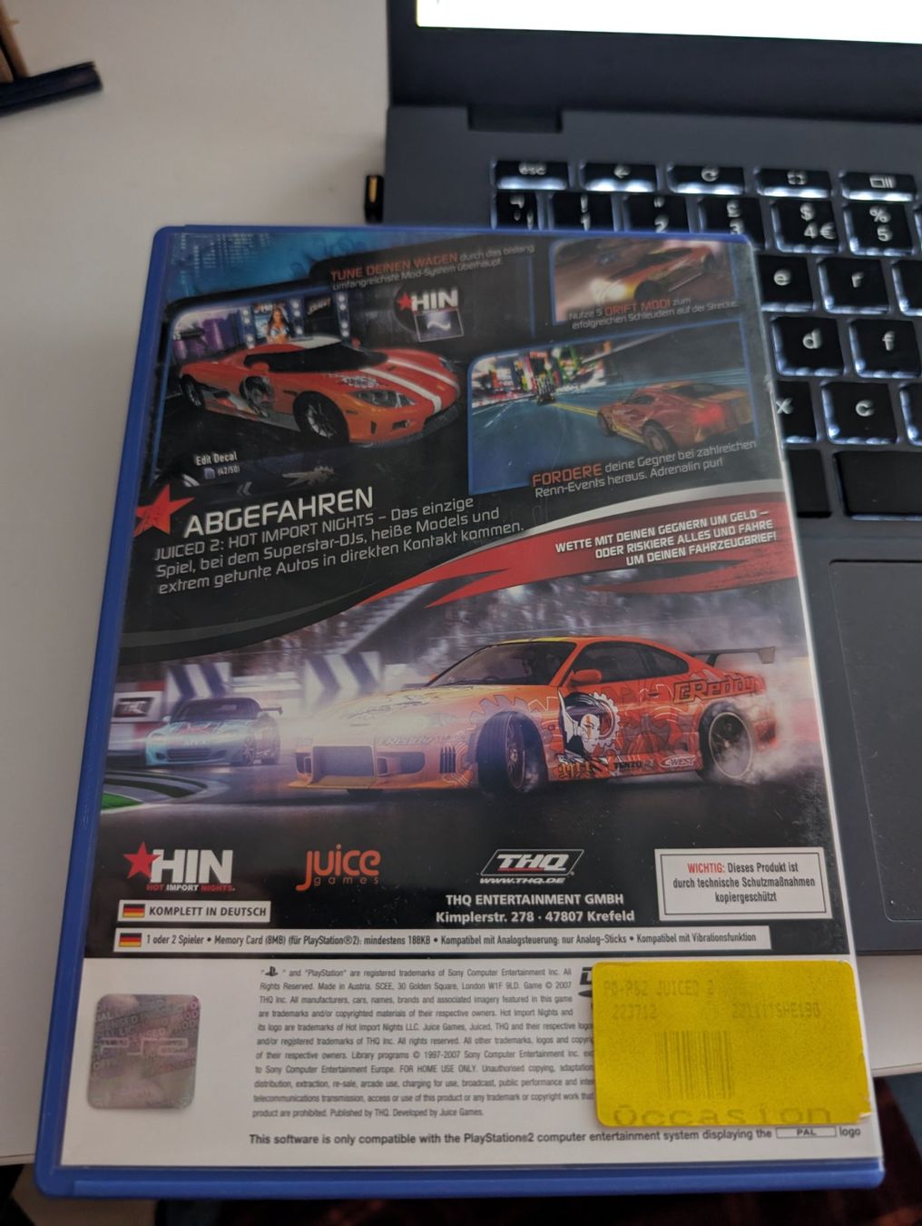 Sony Giochi: Juiced 2 Racing - Playstation 2 PS2 Game - CIB – Usato da Hünenberg See venduto da SpecialEditionGaming 1