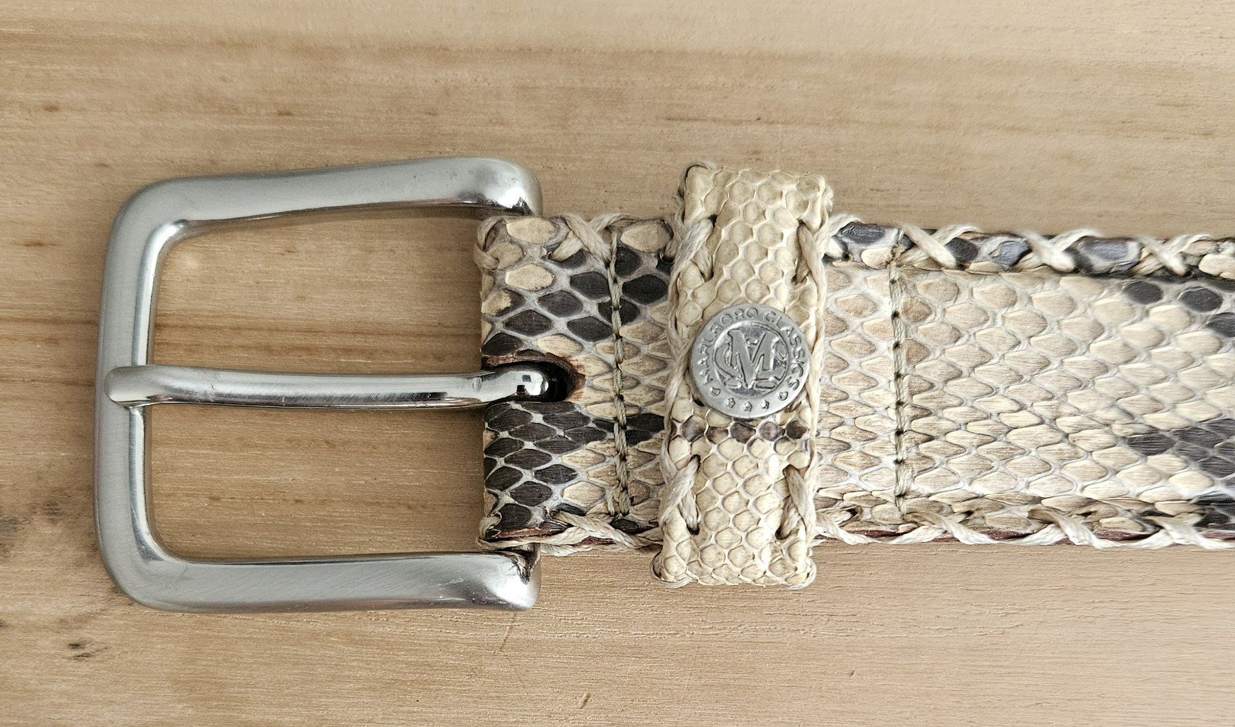 Cinture: MCS python leather belt – Usato da Basel venduto da fem_vxl6 1