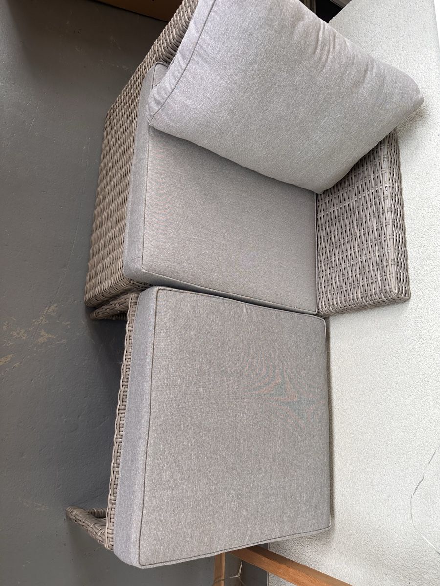 Sessel: Gartenmöbel Lounge Set / Auflagen Grau / 4 Teile  – Gebraucht aus Gränichen von krz_lth9