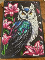 Notizheft-Notizbuch-Eule-Erinnerung-Painten-Selfmade